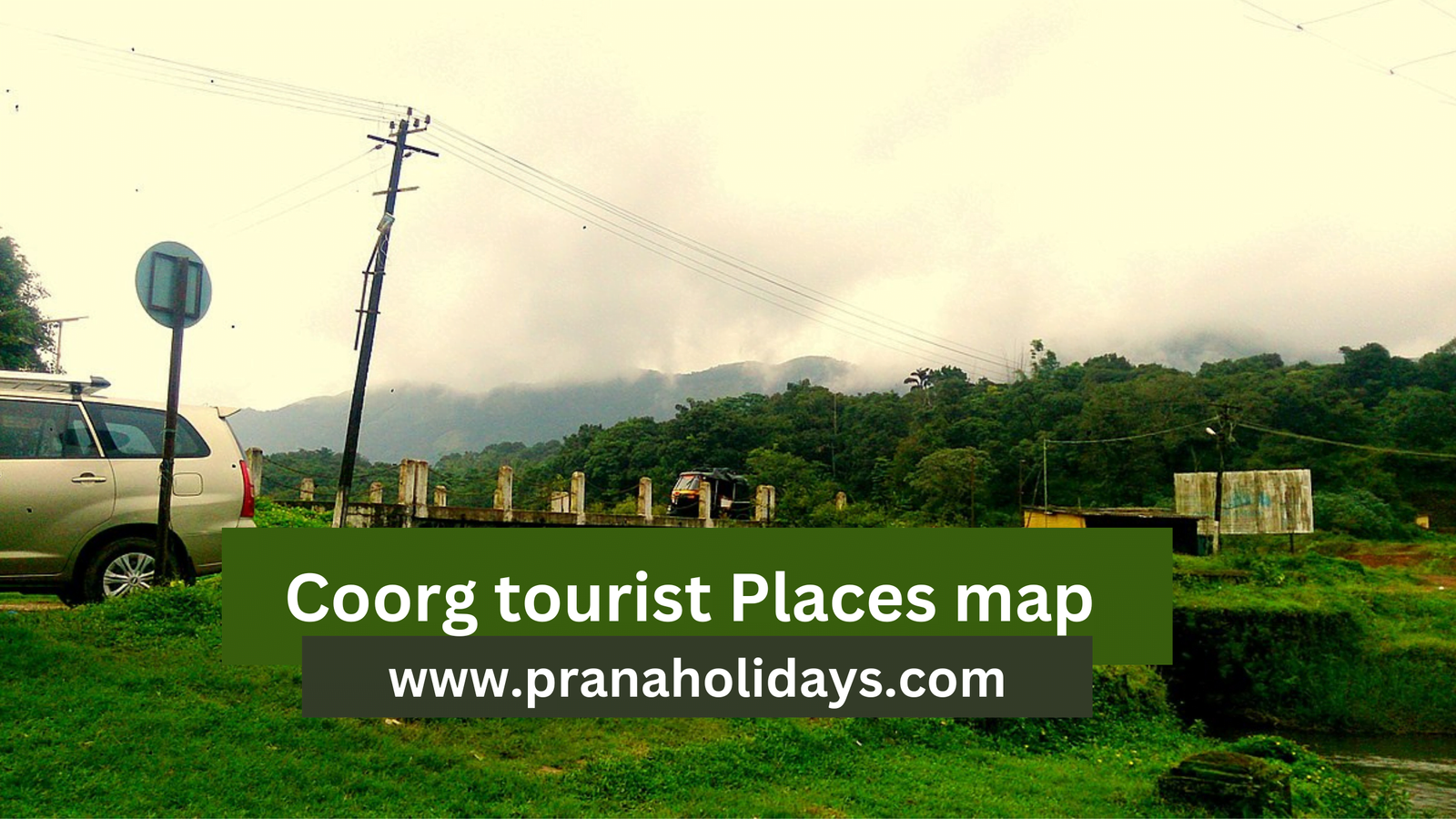 Coorg tourist places map